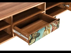 Mueble de TV - 170х59х41 cm - T6 - The Birth of Venus, Nogueira^ Móvel De Tv