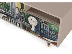 Móvel De Tv| Mueble de TV - 125х56х41 cm - T7 - The Studio , Latte Bege