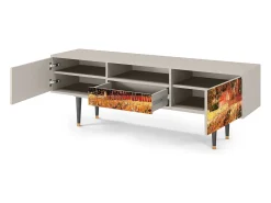 Móvel De Tv* Mueble de TV - 170х59х41 cm - T6 - The Banks, Areia Bege