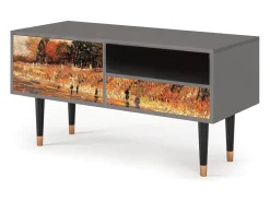 Outlet Mueble de TV - 115х59х48 cm - T3 - The Banks, Cinza Cinzento