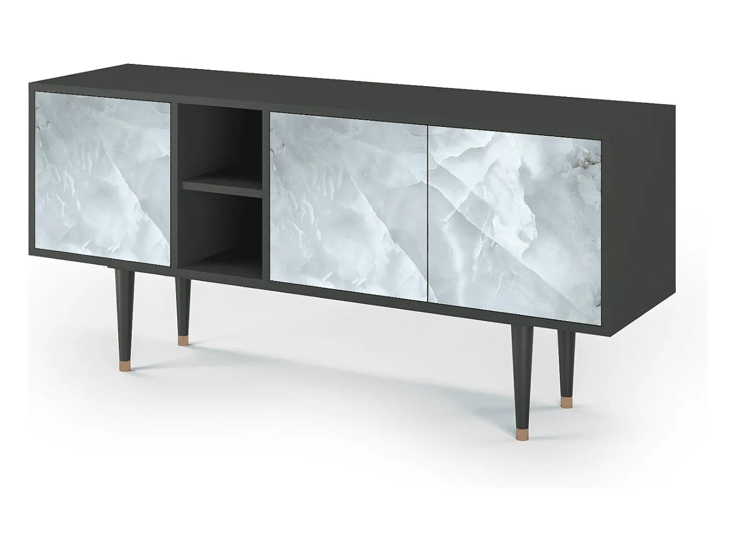 Mueble de TV - 150х69х41 cm - T5 - The Onyx, Antracite^ Móvel De Tv