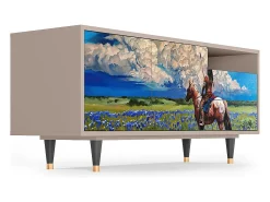 Móvel De Tv* Mueble de TV - 125х56х41 cm - T7 - Thunderheads by Dean, Latte Bege