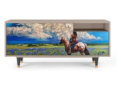 Móvel De Tv* Mueble de TV - 125х56х41 cm - T7 - Thunderheads by Dean, Latte Bege