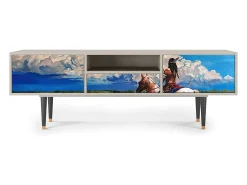 Móvel De Tv* Mueble de TV - 170х59х41 cm - T6 - Thunderheads by Dean, Areia Bege