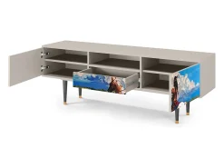Móvel De Tv* Mueble de TV - 170х59х41 cm - T6 - Thunderheads by Dean, Areia Bege