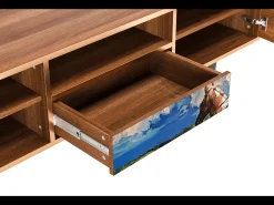 Clearance Mueble de TV - 170х59х41 cm - T6 - Thunderheads by Dean, Nogueira Castanho