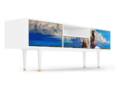 Mueble de TV - 170х59х41 cm - T6 - Thunderheads by Dean, Branco^ Móvel De Tv