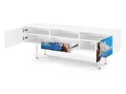 Mueble de TV - 170х59х41 cm - T6 - Thunderheads by Dean, Branco^ Móvel De Tv