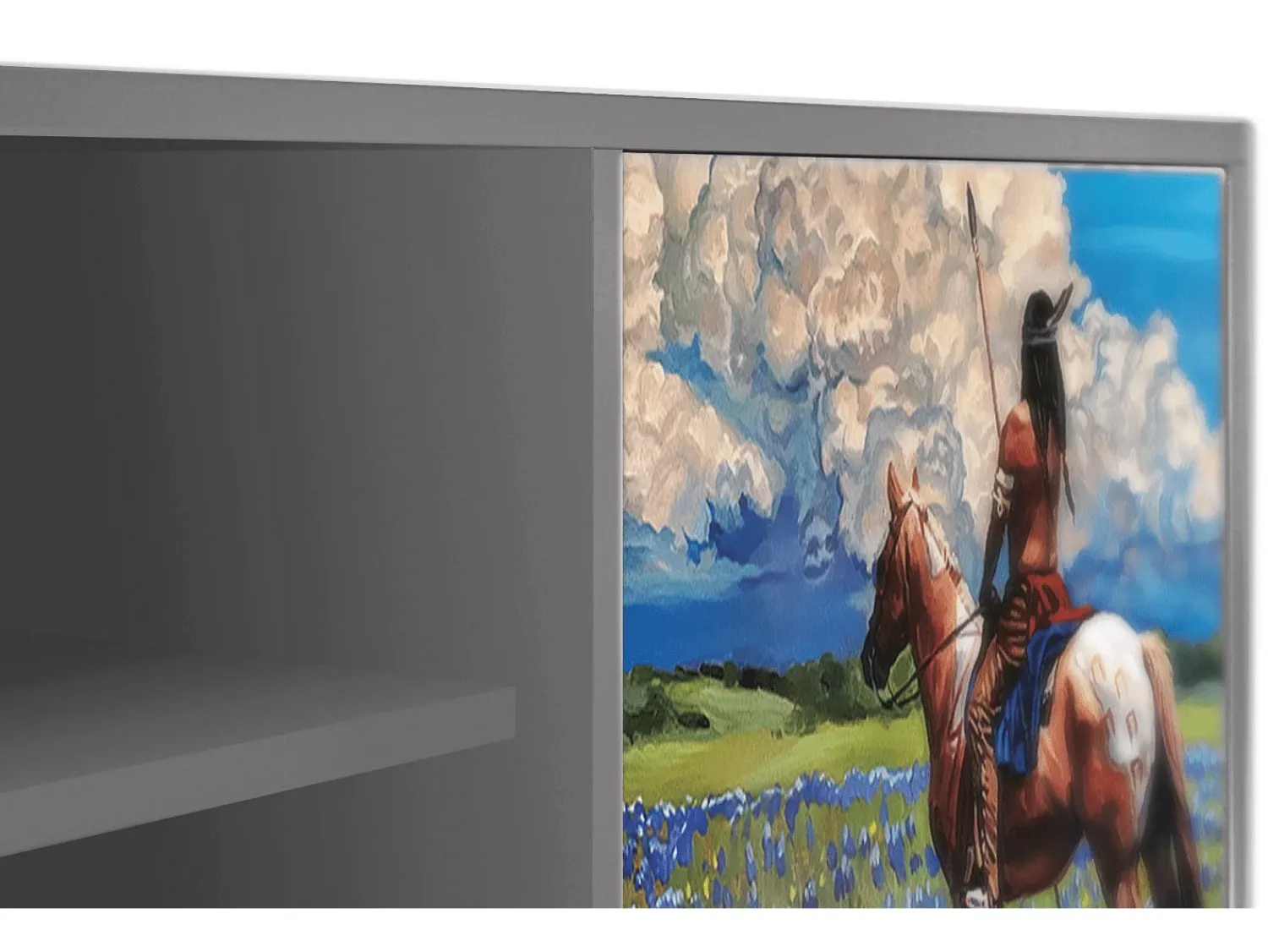 Outlet Mueble de TV - 170х69х48 cm - T2 - Thunderheads by Dean, Cinza Cinzento