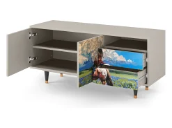 Mueble de TV - 125х56х41 cm - T7 - Thunderheads by Dean, Areia^ Móvel De Tv