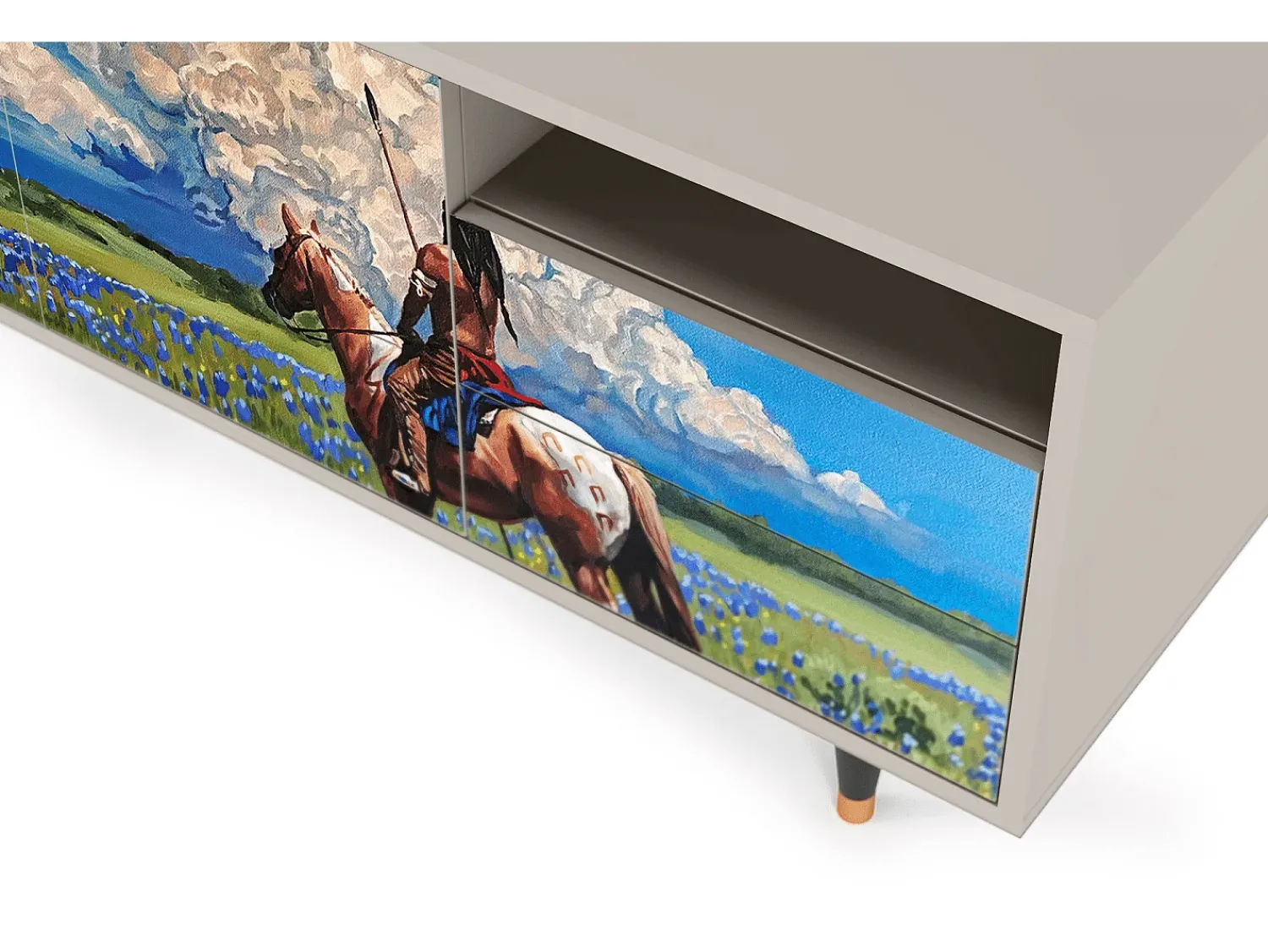 Mueble de TV - 125х56х41 cm - T7 - Thunderheads by Dean, Areia^ Móvel De Tv