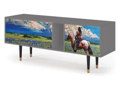 Mueble de TV - 170х69х48 cm - T1 - Thunderheads by Dean, Cinza^ Móvel De Tv