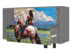 Mueble de TV - 170х69х48 cm - T1 - Thunderheads by Dean, Cinza^ Móvel De Tv