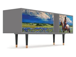 Mueble de TV - 170х69х48 cm - T1 - Thunderheads by Dean, Cinza^ Móvel De Tv