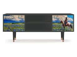Clearance Mueble de TV - 170х69х48 cm - T2 - Thunderheads by Dean, Antracite Cinza antracite