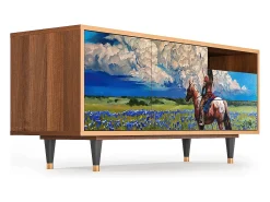 Mueble de TV - 125х56х41 cm - T7 - Thunderheads by Dean, Nogueira^ Móvel De Tv