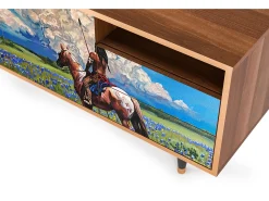Mueble de TV - 125х56х41 cm - T7 - Thunderheads by Dean, Nogueira^ Móvel De Tv