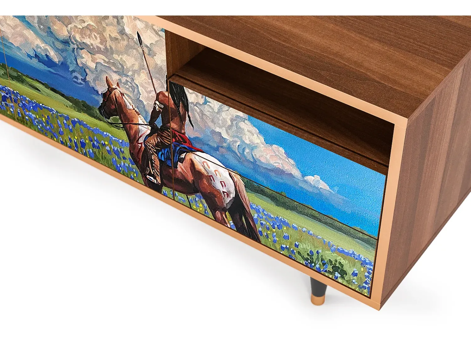 Mueble de TV - 125х56х41 cm - T7 - Thunderheads by Dean, Nogueira^ Móvel De Tv
