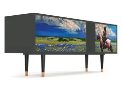 Mueble de TV - 170х69х48 cm - T1 - Thunderheads by Dean, Antracite^ Móvel De Tv