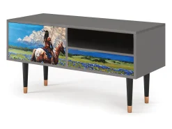 Online Mueble de TV - 115х59х48 cm - T3 - Thunderheads by Dean, Cinza Cinzento