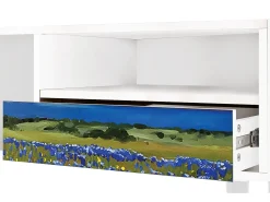 Móvel De Tv* Mueble de TV - 115х59х48 cm - T3 - Thunderheads by Dean, Branco Bege