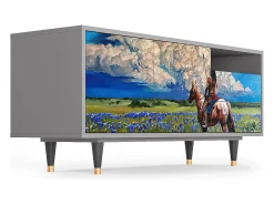 Mueble de TV - 125х56х41 cm - T7 - Thunderheads by Dean, Cinza^ Móvel De Tv