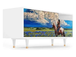 Mueble de TV - 125х56х41 cm - T7 - Thunderheads by Dean, Branco^ Móvel De Tv