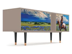 Móvel De Tv* Mueble de TV - 170х69х48 cm - T1 - Thunderheads by Dean, Latte Bege