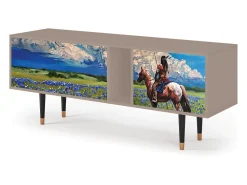 Móvel De Tv* Mueble de TV - 170х69х48 cm - T1 - Thunderheads by Dean, Latte Bege