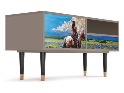 Móvel De Tv* Mueble de TV - 115х59х48 cm - T3 - Thunderheads by Dean, Latte Bege