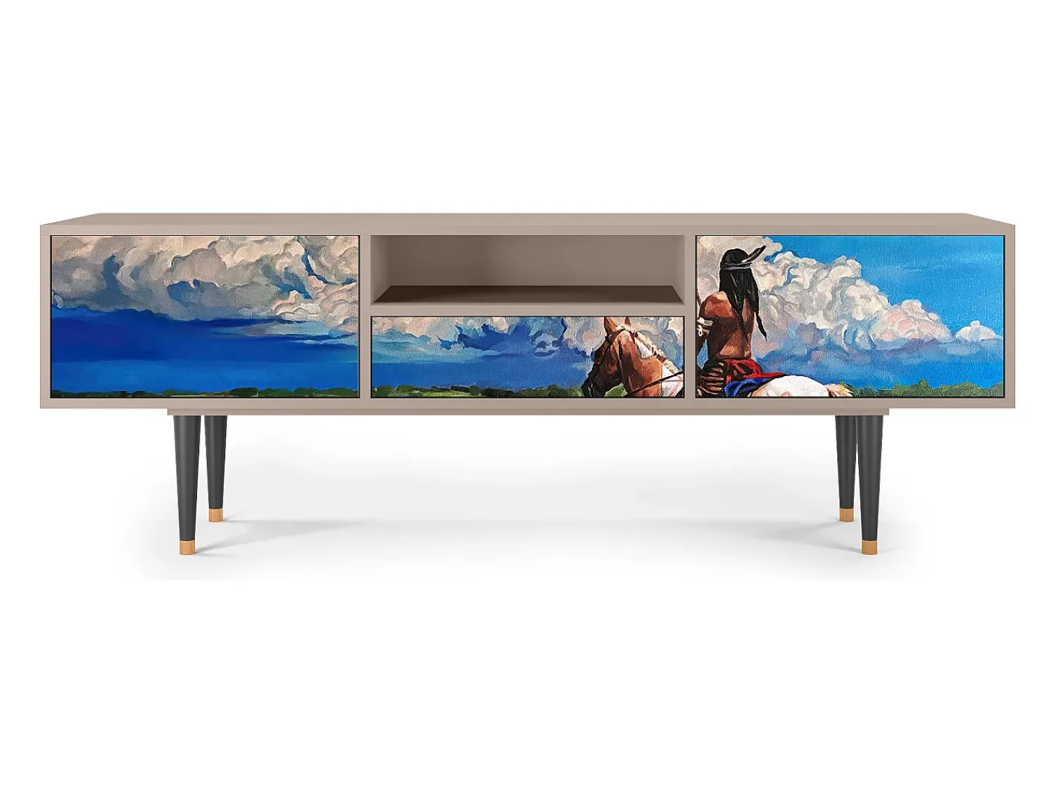 Mueble de TV - 170х59х41 cm - T6 - Thunderheads by Dean, Latte^ Móvel De Tv