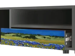 Móvel De Tv* Mueble de TV - 115х59х48 cm - T3 - Thunderheads by Dean, Antracite Cinza antracite
