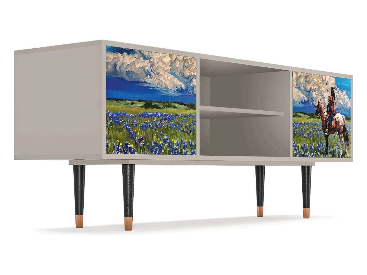 Mueble de TV - 170х69х48 cm - T2 - Thunderheads by Dean, Areia^ Móvel De Tv