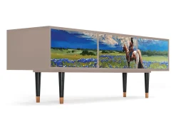 Móvel De Tv* Mueble de TV - 170х59х48 cm - T4 - Thunderheads by Dean, Latte Bege