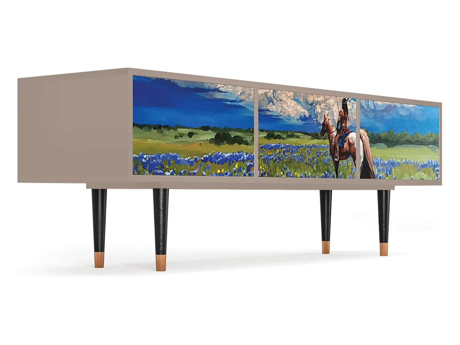 Móvel De Tv* Mueble de TV - 170х59х48 cm - T4 - Thunderheads by Dean, Latte Bege