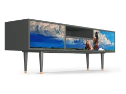 Mueble de TV - 170х59х41 cm - T6 - Thunderheads by Dean, Antracite Cinza antracite