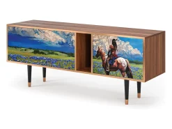 Best Mueble de TV - 170х69х48 cm - T1 - Thunderheads by Dean, Nogueira Castanho