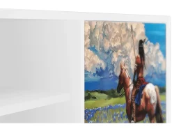Best Mueble de TV - 170х69х48 cm - T2 - Thunderheads by Dean, Branco Bege