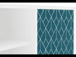Móvel De Tv| Mueble de TV - 170х69х48 cm - T2 - Turquoise Geometry, Branco Bege