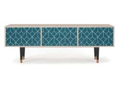 Móvel De Tv* Mueble de TV - 170х59х48 cm - T4 - Turquoise Geometry, Latte Bege