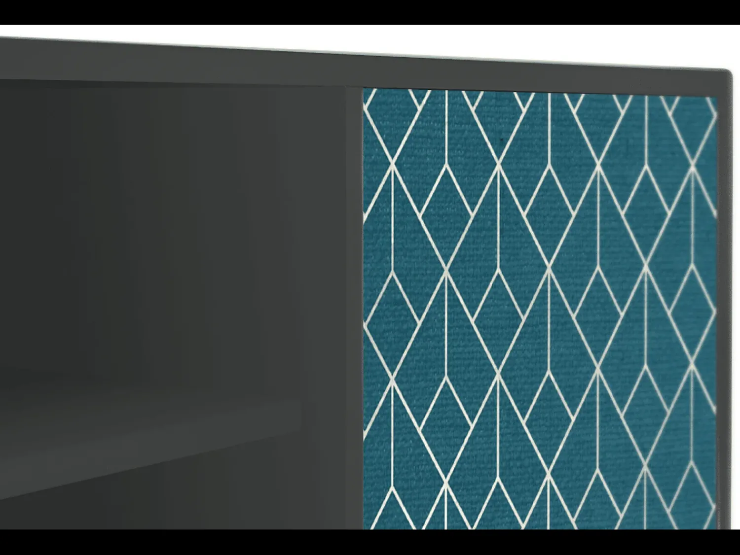 Mueble de TV - 170х69х48 cm - T2 - Turquoise Geometry, Antracite^ Móvel De Tv