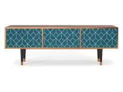 Mueble de TV - 170х59х48 cm - T4 - Turquoise Geometry, Nogueira^ Móvel De Tv