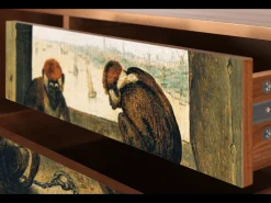 Best Mueble de TV - 170х59х48 cm - T4 - Two Monkeys, Nogueira Castanho