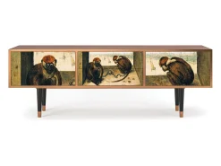 Best Mueble de TV - 170х59х48 cm - T4 - Two Monkeys, Nogueira Castanho