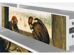 Mueble de TV - 170х59х48 cm - T4 - Two Monkeys, Branco^ Móvel De Tv