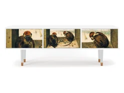 Mueble de TV - 170х59х48 cm - T4 - Two Monkeys, Branco^ Móvel De Tv