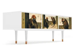 Mueble de TV - 170х59х48 cm - T4 - Two Monkeys, Branco^ Móvel De Tv