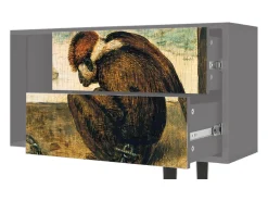 Best Mueble de TV - 170х69х48 cm - T1 - Two Monkeys, Cinza Cinzento