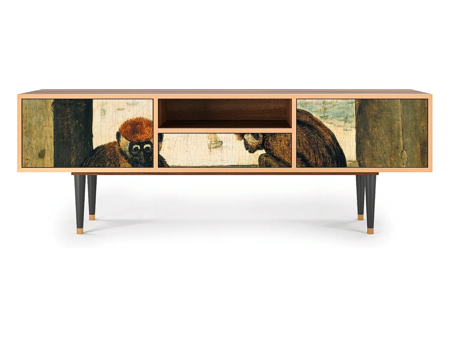 Hot Mueble de TV - 170х59х41 cm - T6 - Two Monkeys, Nogueira Castanho