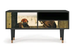 Mueble de TV - 115х59х48 cm - T3 - Two Monkeys, Antracite^ Móvel De Tv
